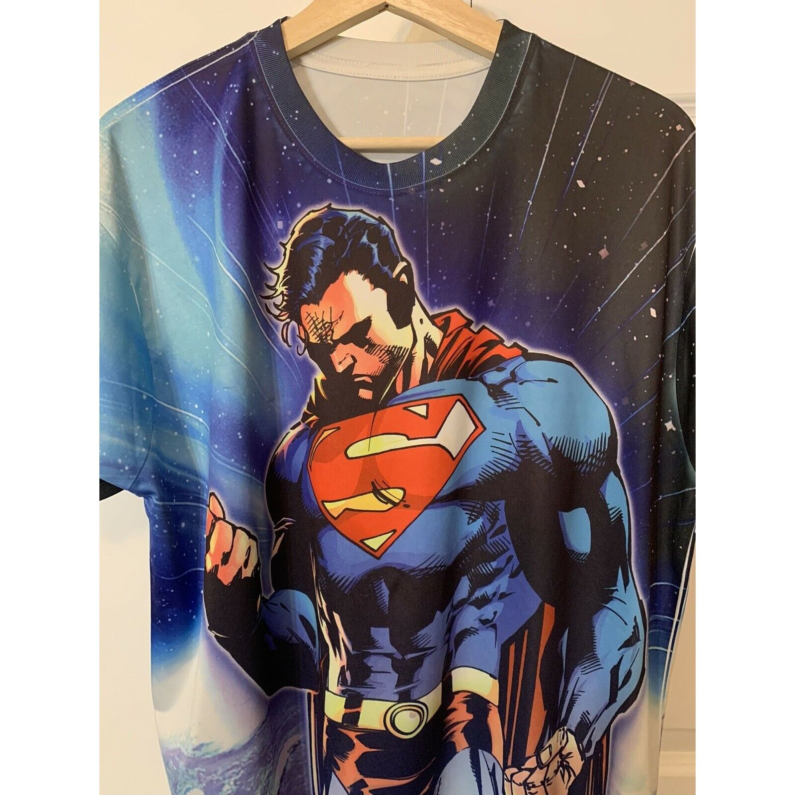 Other Superman Superhero Graphic Shirt All Over Print Double Sided Hoodie, Sweatshirt | PodTeesHub.com