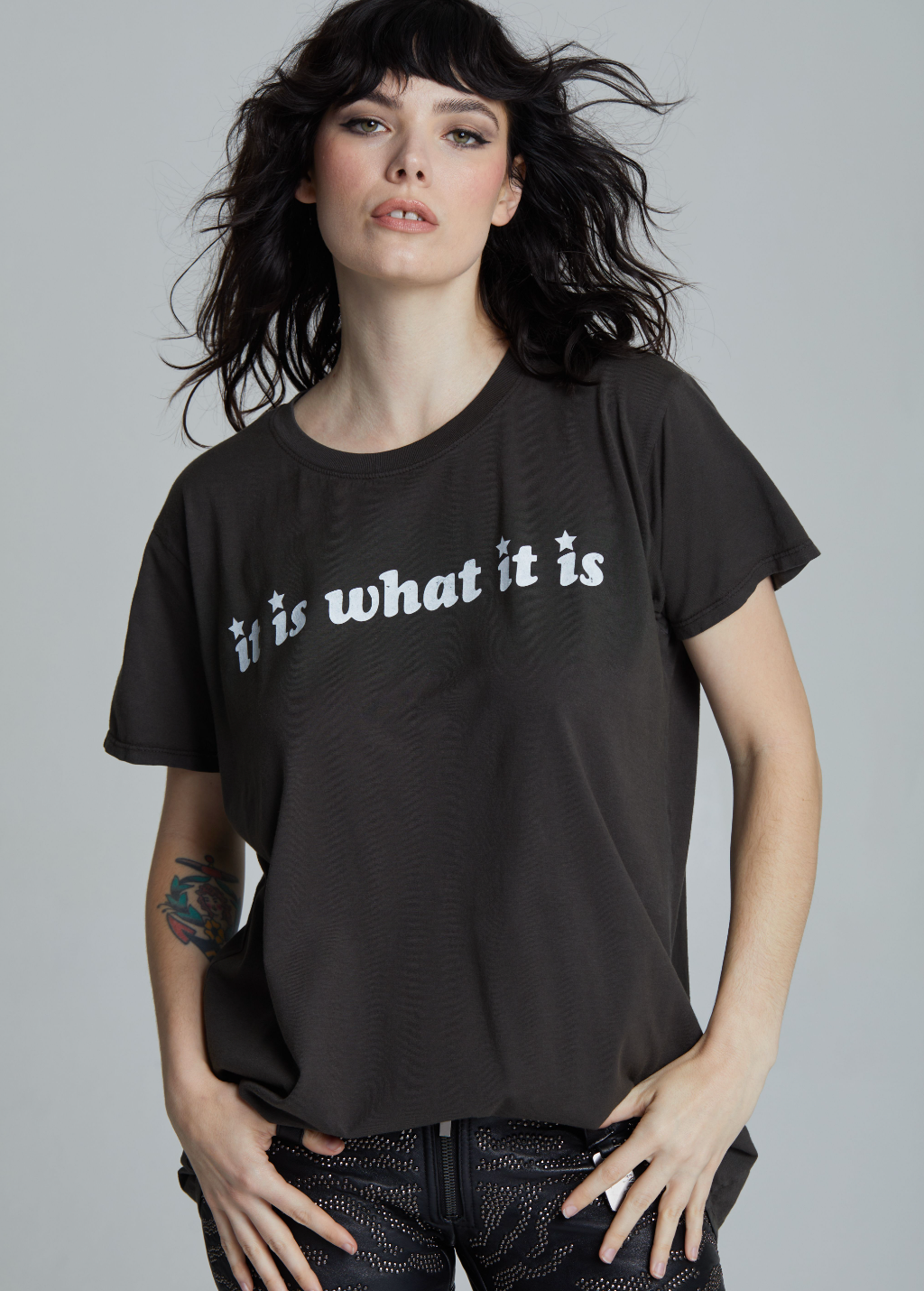 23116 - It Is What It Is Blk Unisex Tee Hoodie, Sweatshirt | PodTeesHub.com