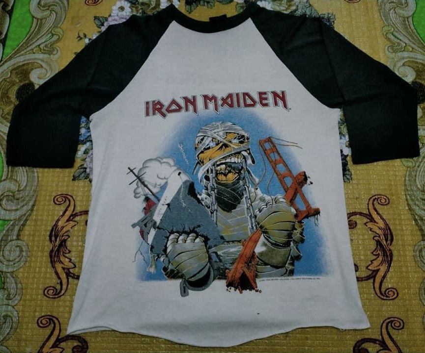 Maiden Iron Maiden Invasion 1986 T-Shirts, Hoodie, Sweatshirt | PodTeesHub.com
