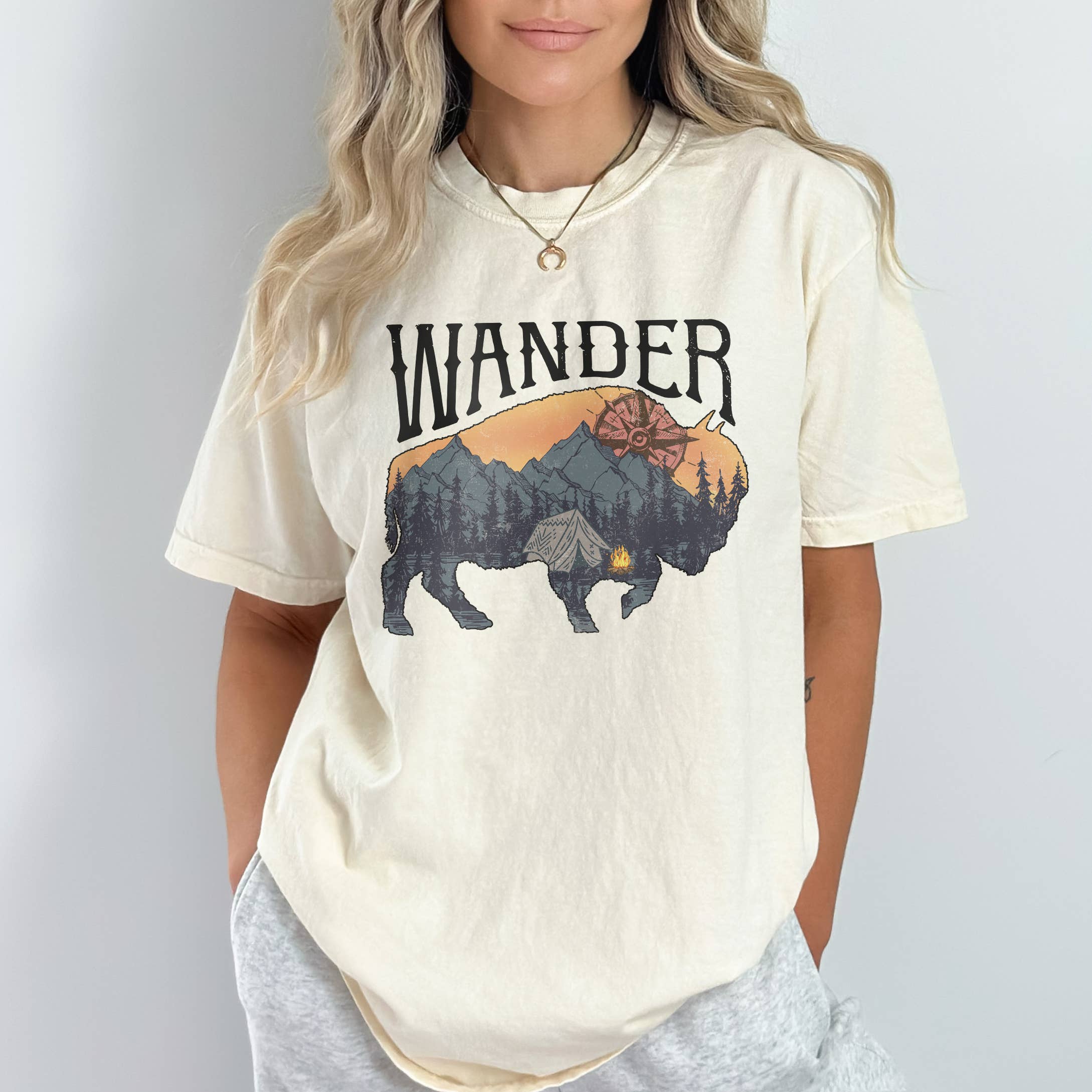 Wander Tee | Outdoor | Sizes S-2XL Hoodie, Sweatshirt | PodTeesHub.com