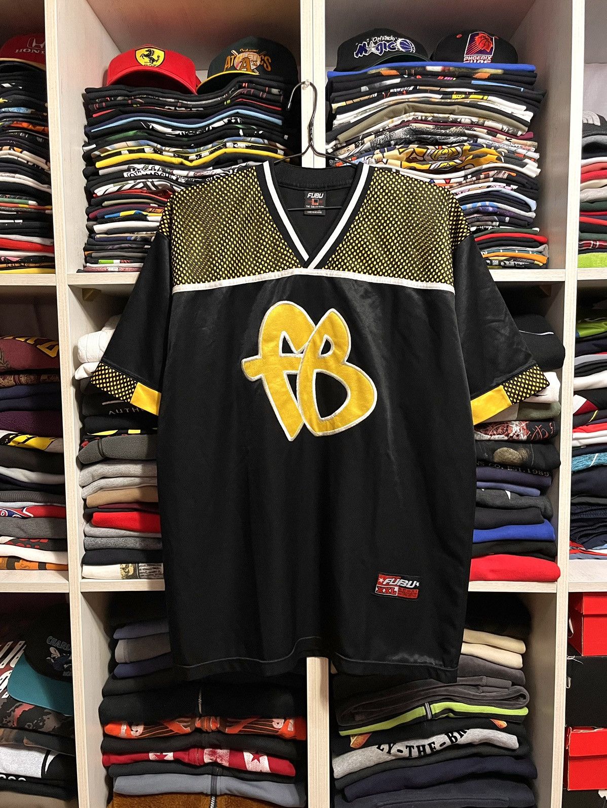 Vintage 90s Fubu Big Logo Rap Hip Hop T Shirt Jersey Hoodie, Sweatshirt | PodTeesHub.com