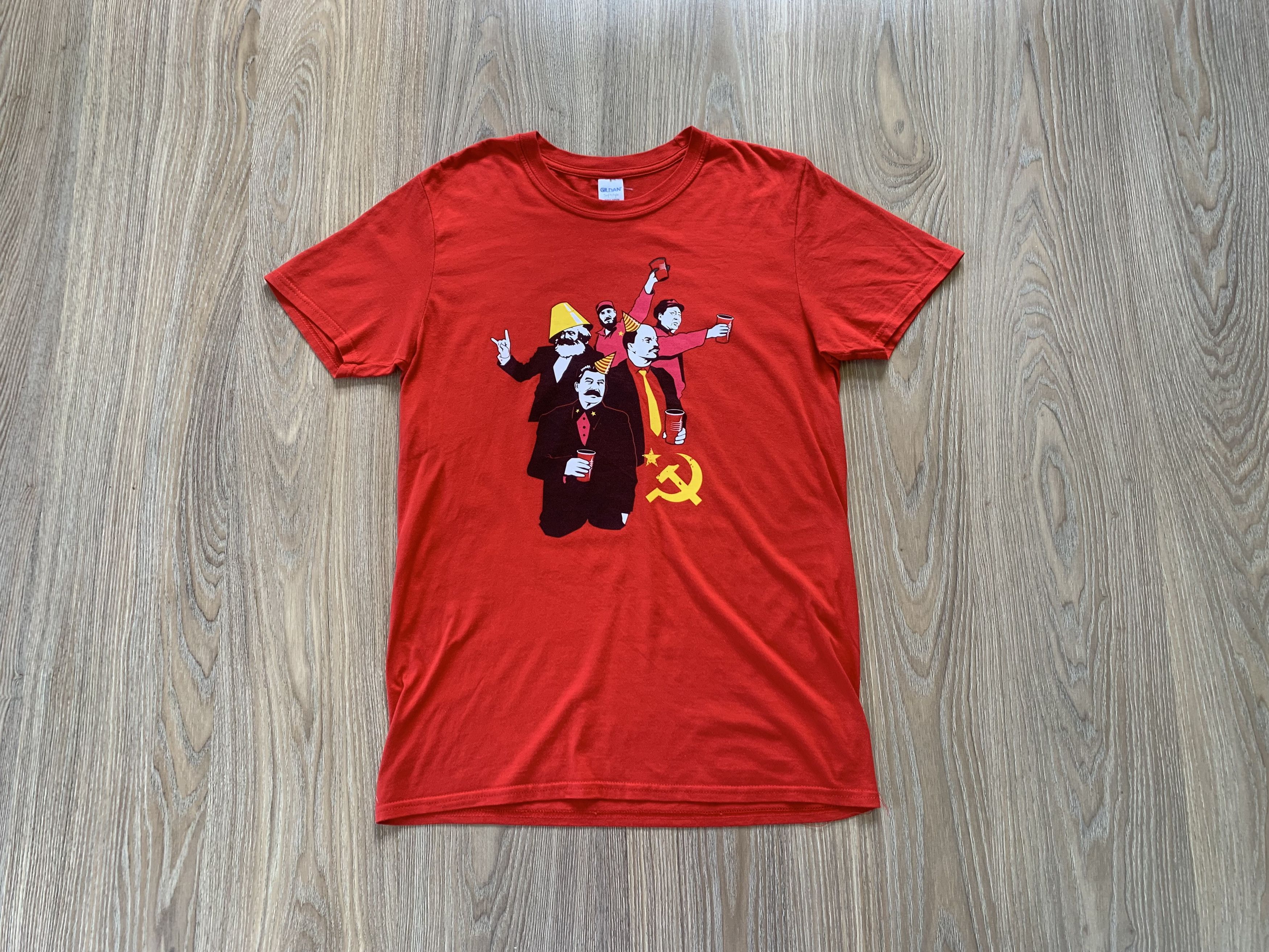 Vintage Gildan Dictators Comunism Printed Humor T Shirt Hoodie, Sweatshirt | PodTeesHub.com