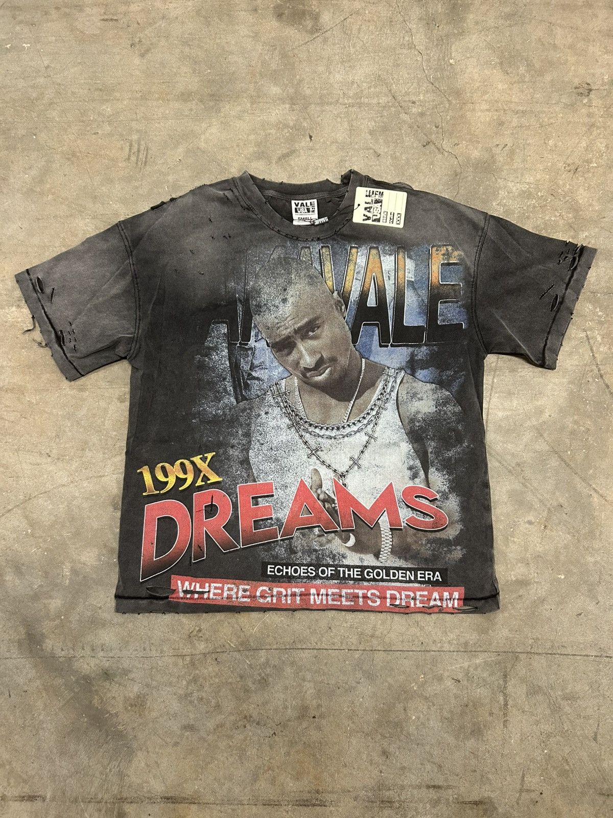 Vale Lives Valley Forever Black Makavale Tupac Tee Large New Hoodie, Sweatshirt | PodTeesHub.com