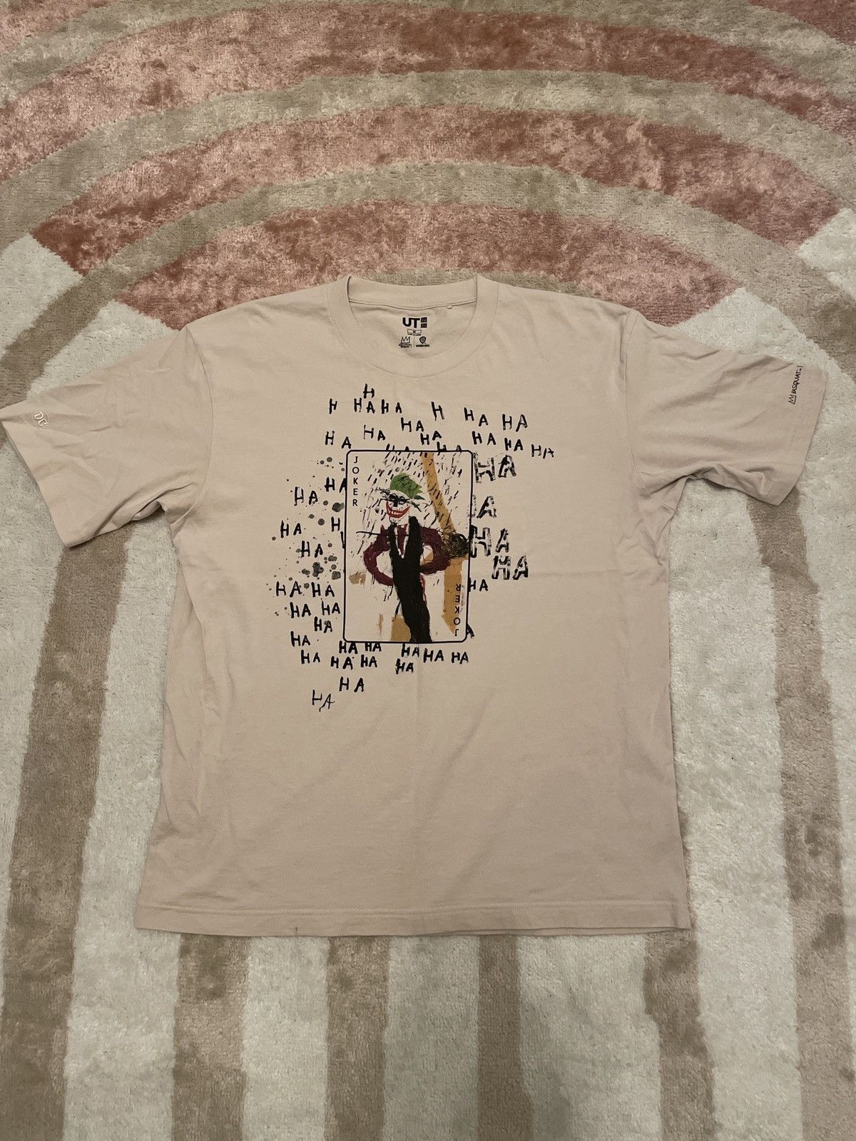 Jean Michel Basquiat X Uniqlo Uniqlo X Dc X Basquiat Joker Tee Hoodie, Sweatshirt | PodTeesHub.com
