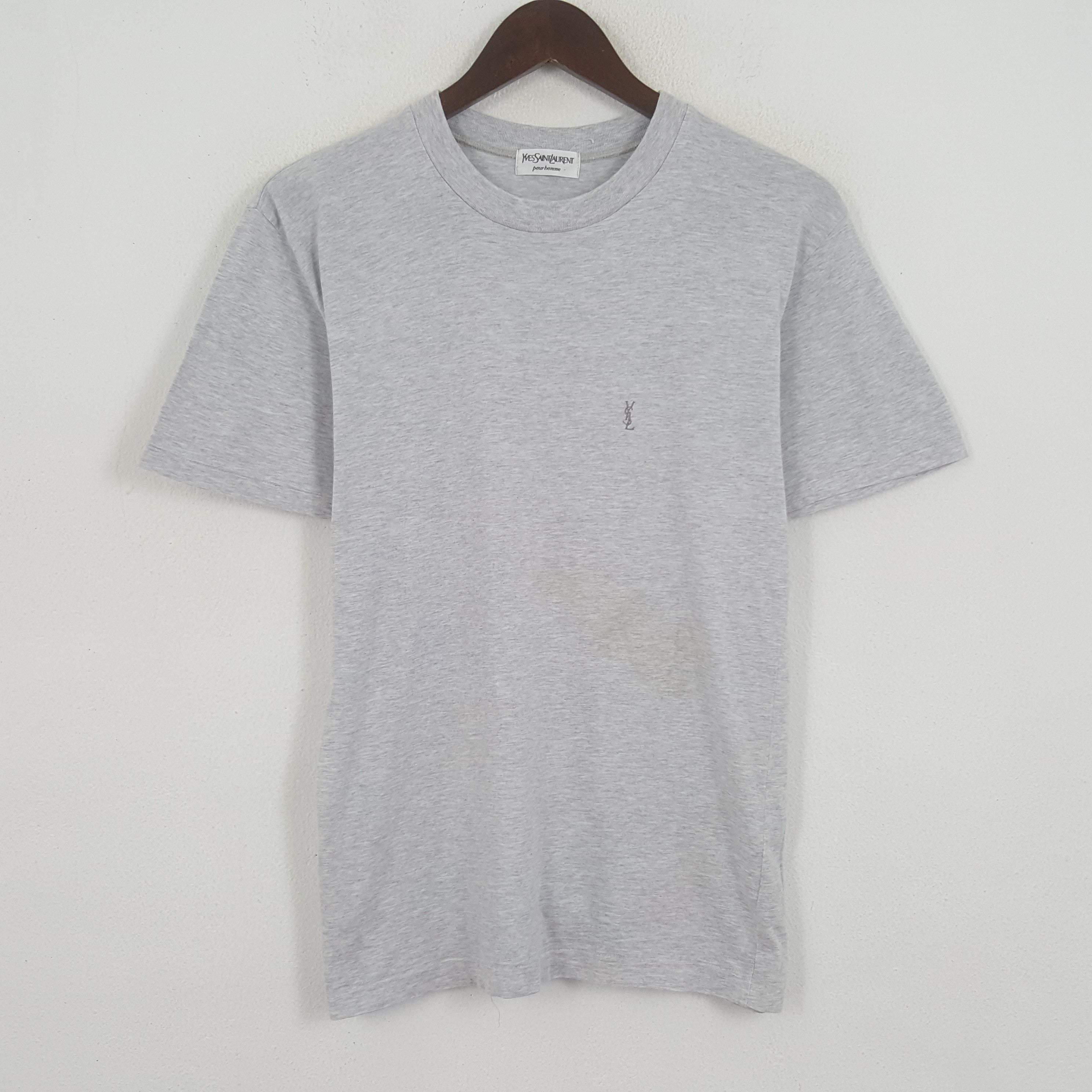 Yves Saint Laurent Vintage Yves Saint Laurent Embroidery Small Logo T-Shirts, Hoodie, Sweatshirt