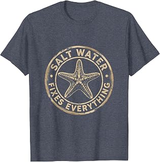 Salt Water Fixes Everything Funny Bikini Design T-Shirt