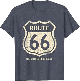 The Mother Road Calls Route 66 Highway Design T-Shirt