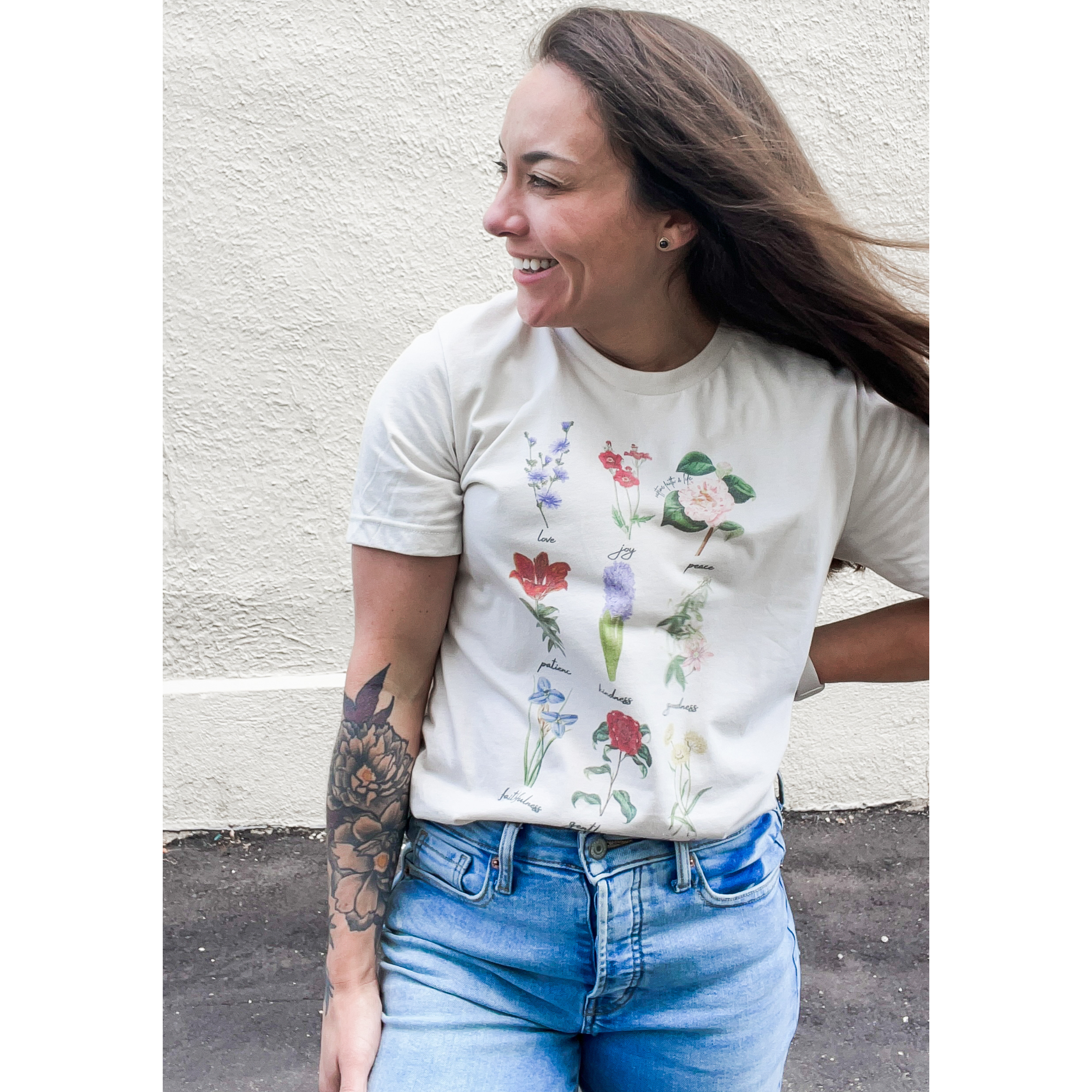 Fruit of the Spirit Spring Flowers Christian Tee Shirt Hoodie, Sweatshirt | PodTeesHub.com