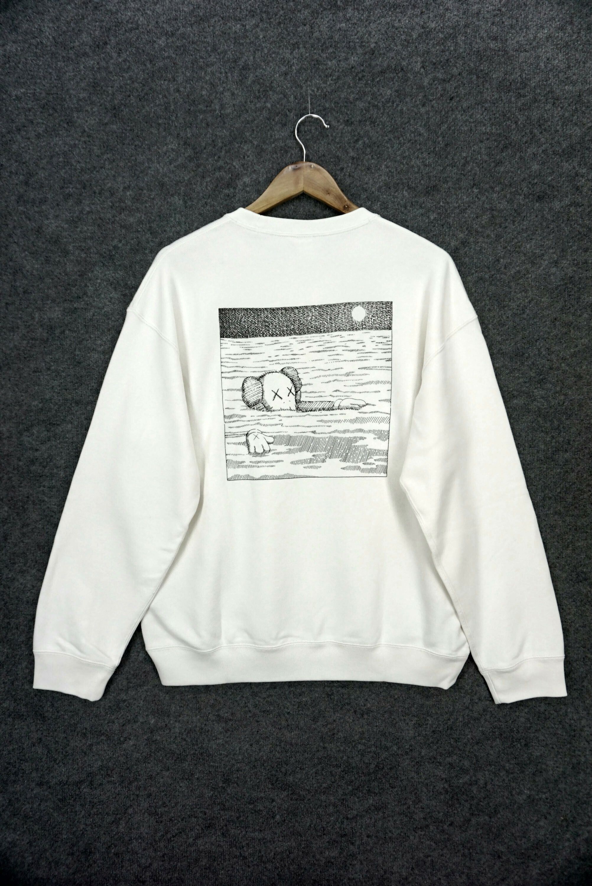 Uniqlo Drowning Kaws Ut Long Sleeve Graphic Sweatshirt T-Shirts, Hoodie | PodTeesHub.com