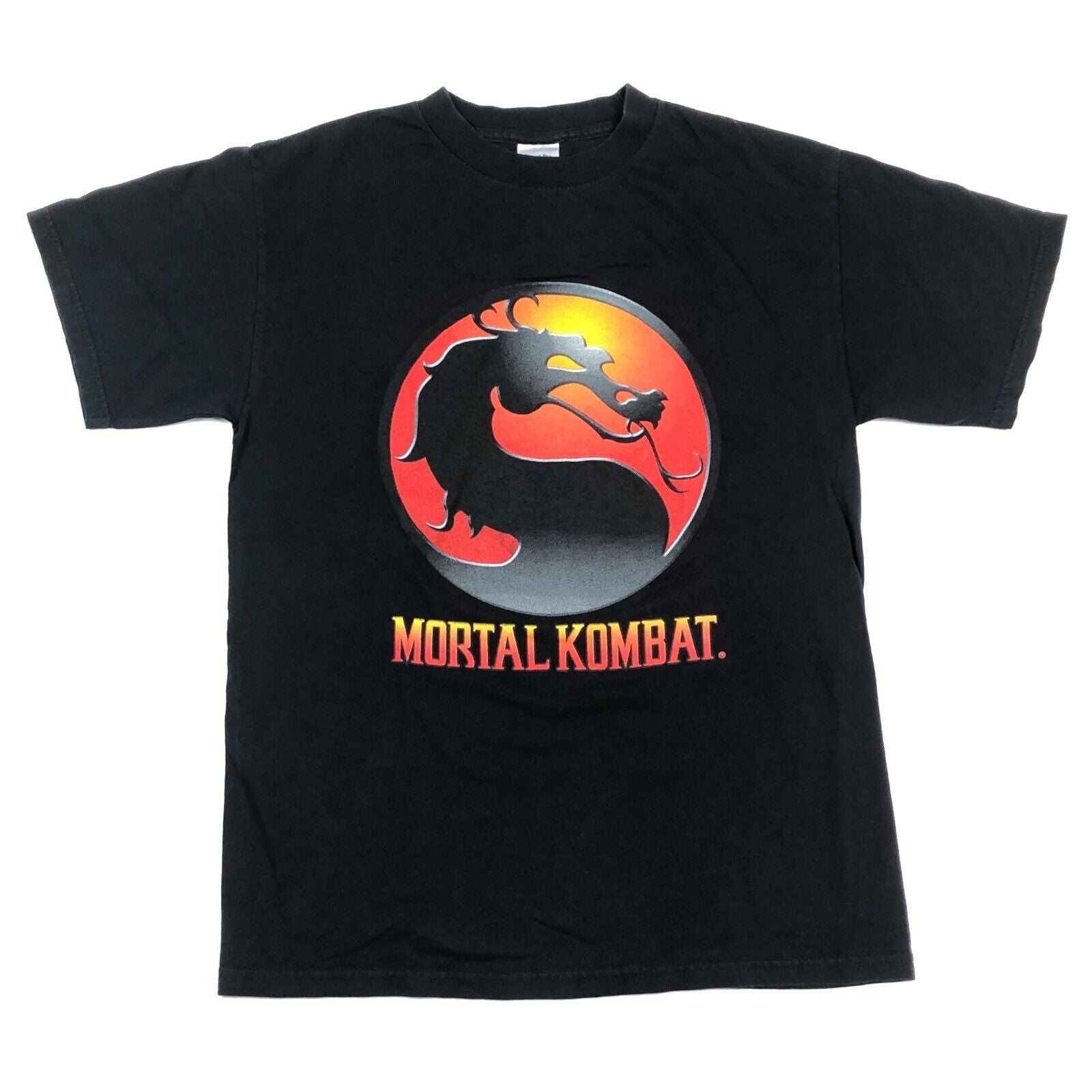 Vintage Mortal Kombat Dragon Logo Video Game Movie Tee Size Medium M Hoodie, Sweatshirt | PodTeesHub.com