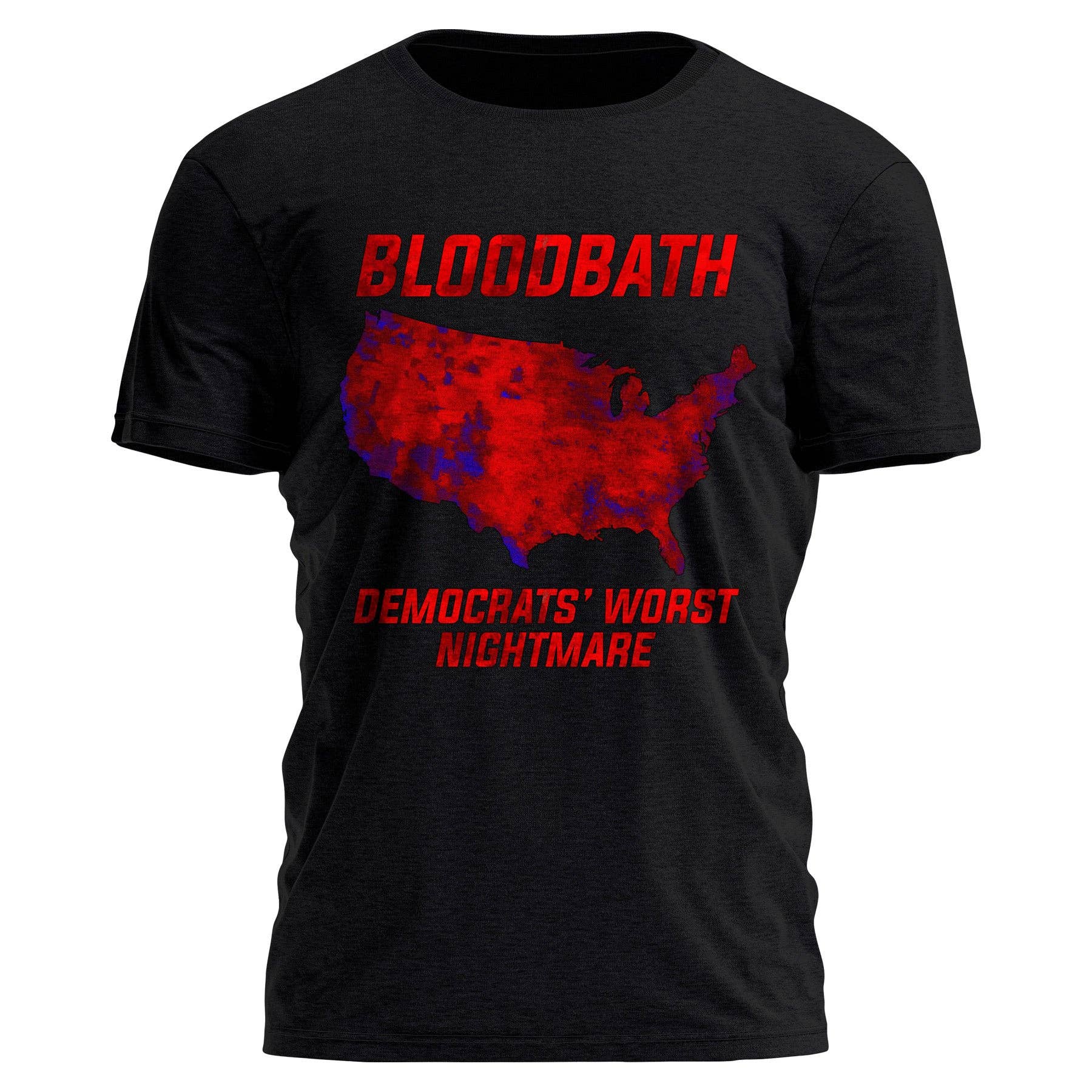 Bloodbath Electoral Map Dems Shirt Tee Hoodie, Sweatshirt | PodTeesHub.com