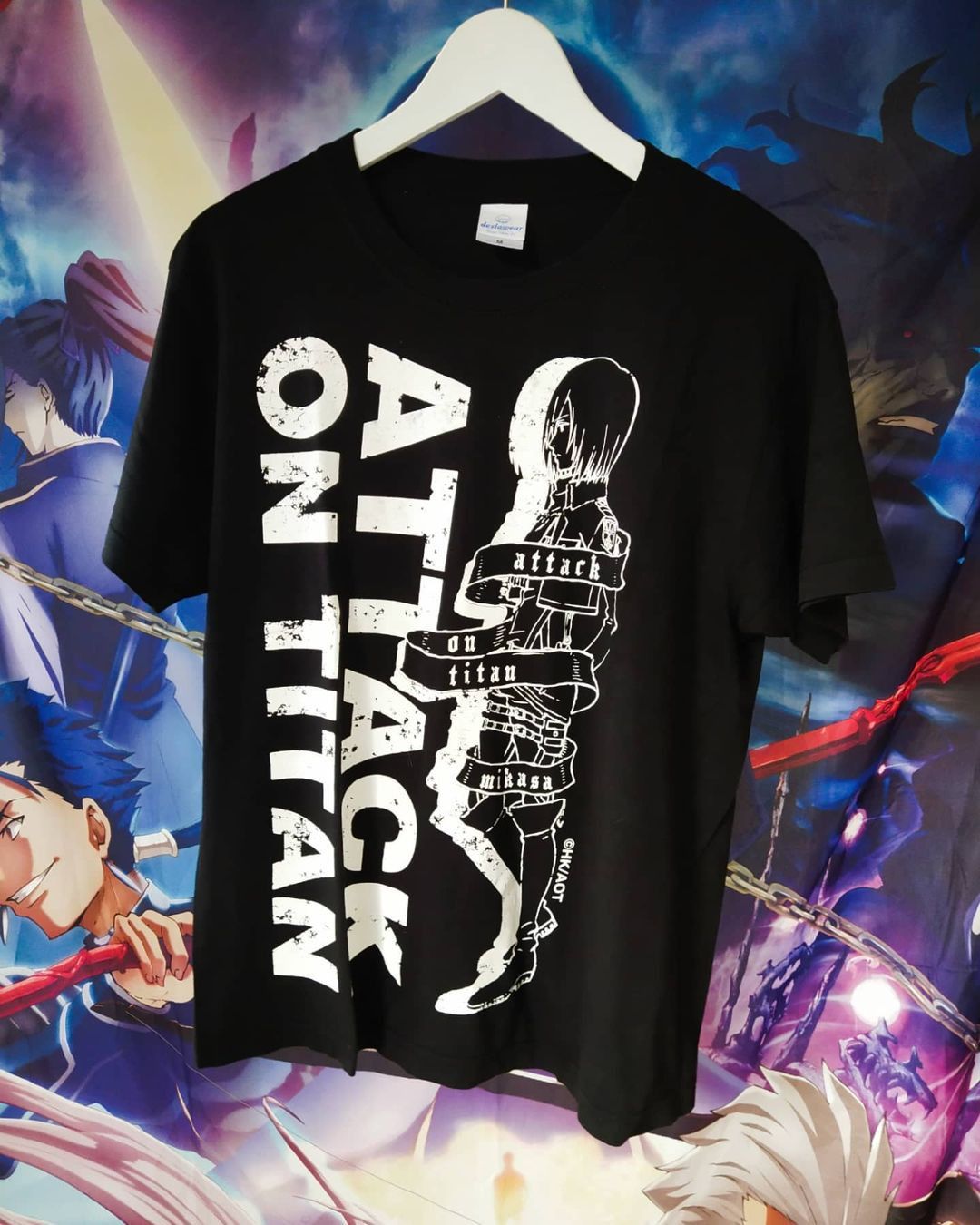 Japanese Brand Attack Titan Mikasa Big Graphical Art Anime T-Shirts, Hoodie, Sweatshirt