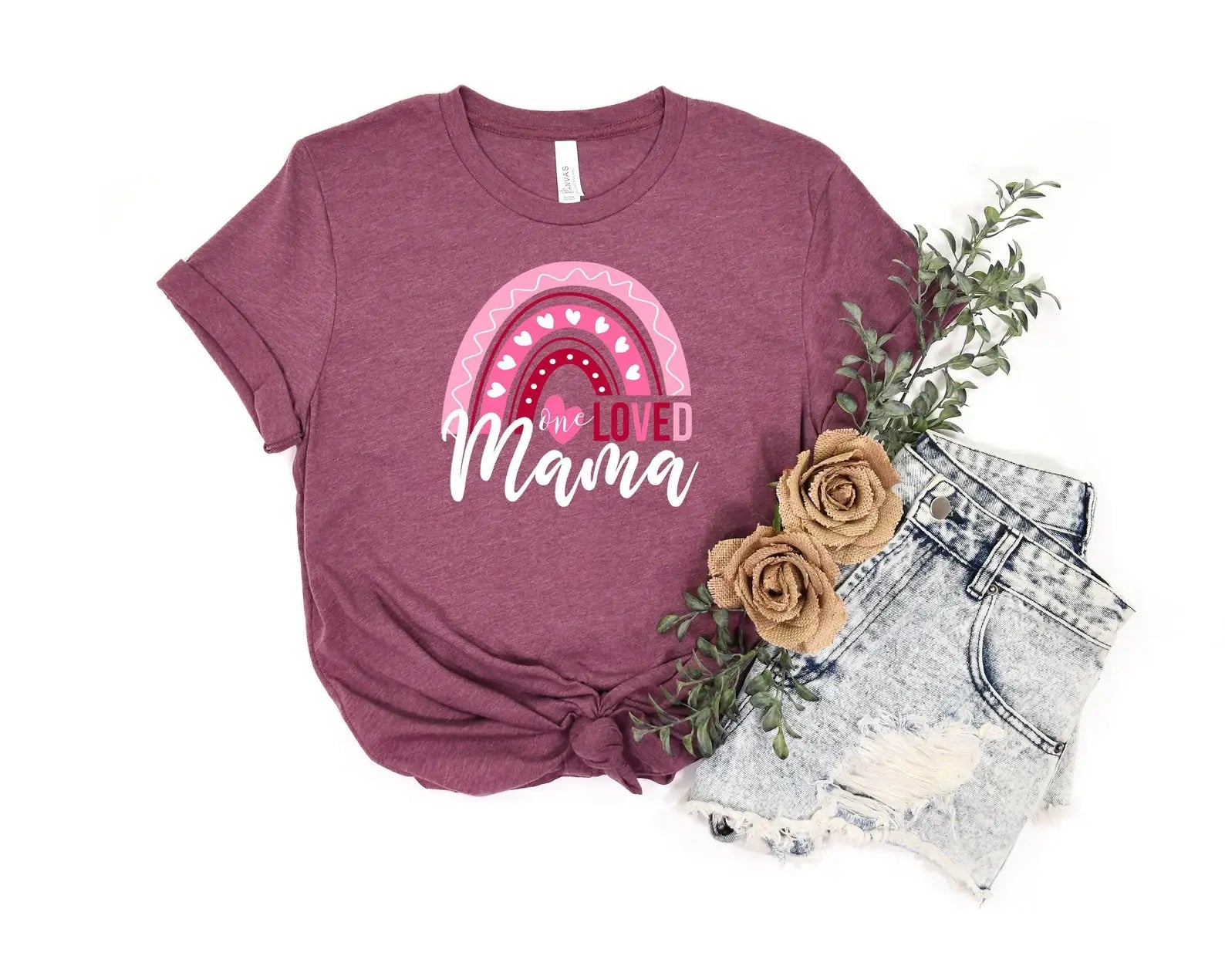 One Loved Mama T-Shirt Hoodie, Sweatshirt | PodTeesHub.com