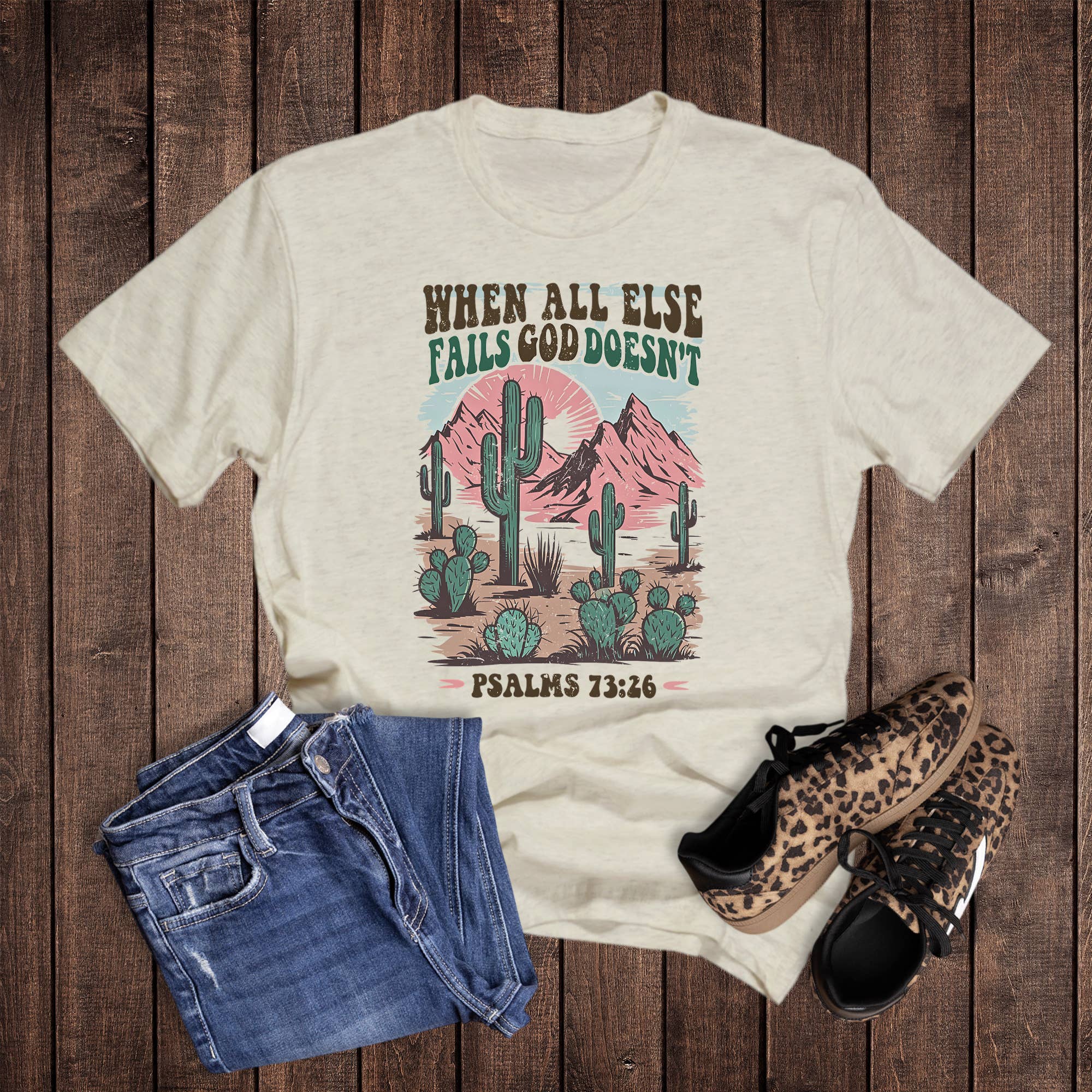 When All Else Fails God Doesn't Graphic Tee Hoodie, Sweatshirt | PodTeesHub.com