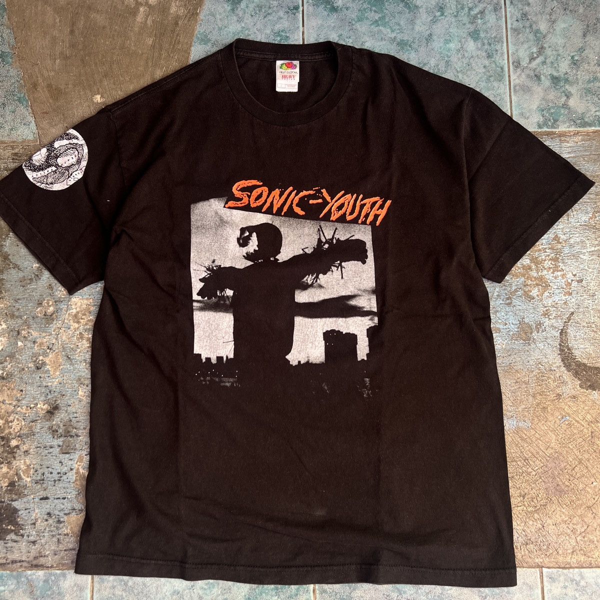 Band Tees Vintage Sonic Youth Bad Moon Rising Tshirt Hoodie, Sweatshirt | PodTeesHub.com