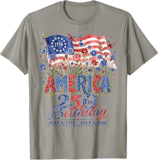 250 Years of America Anniversary 250th Birthday USA Women T-Shirt