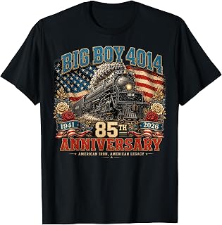Big Boy 4014 Train USA 85th Anniversary 1941-2026 Men Gifts T-Shirt