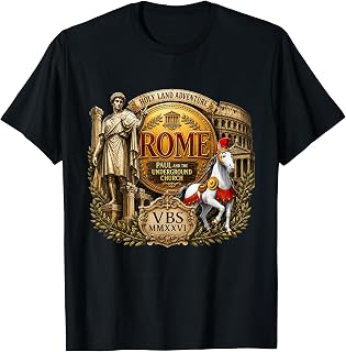 Rome VBS 2026 Paul and The Underground Church Retro VBS T-Shirt