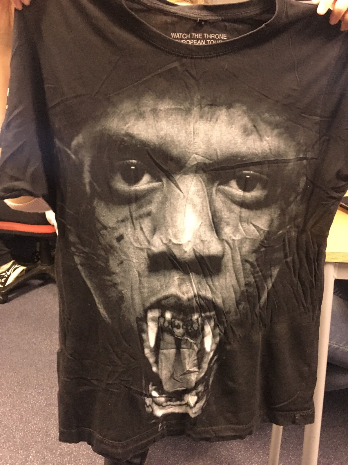 Kanye West Jay Z Kanye West Watch Throne Official Rare Tour European T-Shirts, Hoodie, Sweatshirt