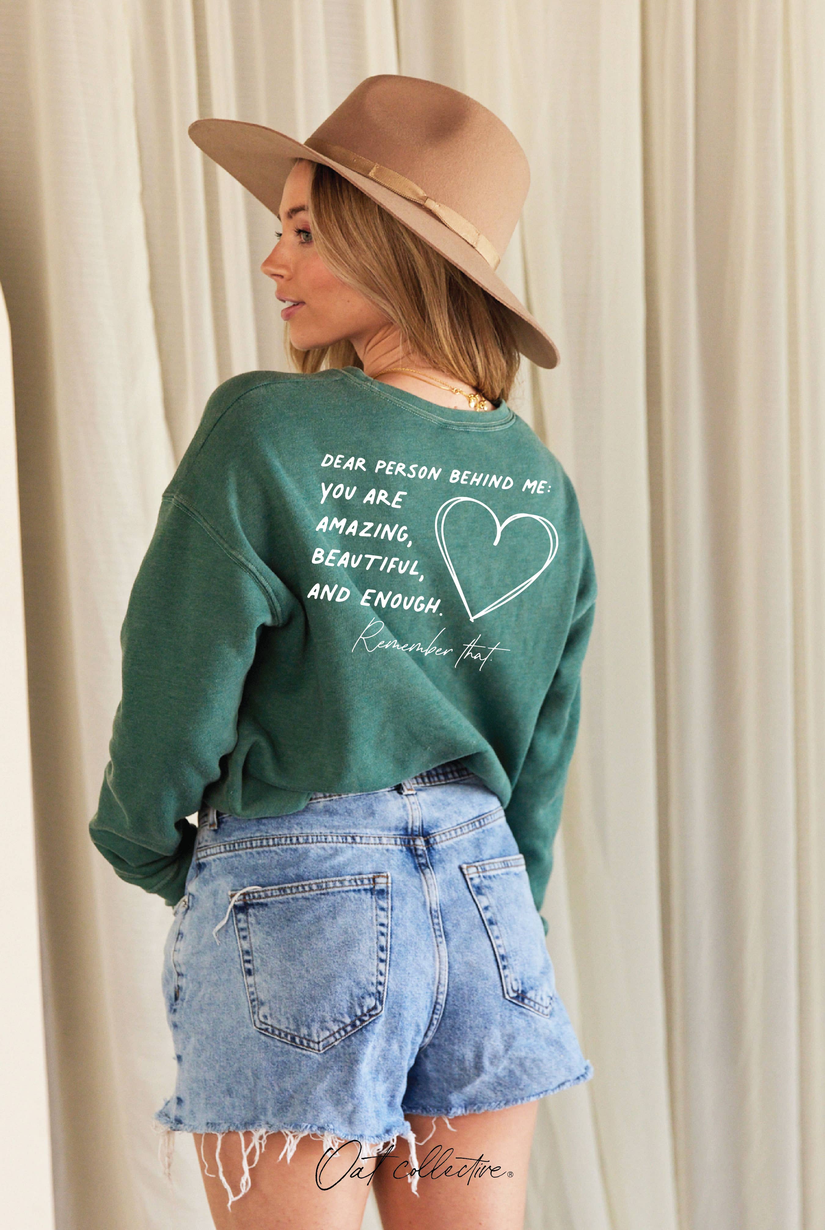 You Matter Front  Back Mineral Graphic Sweatshirt T-Shirts, Hoodie | PodTeesHub.com