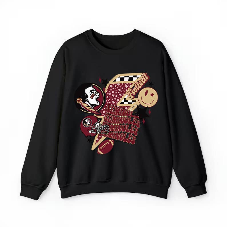 Fsu Preppy Mascot Sweatshirt - Comfort Colors For College Fo T-Shirts, Hoodie | PodTeesHub.com