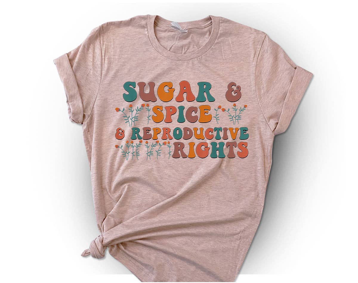 Sugar and Spice and Reproductive Rights - Pro Choice Shirt Hoodie, Sweatshirt | PodTeesHub.com
