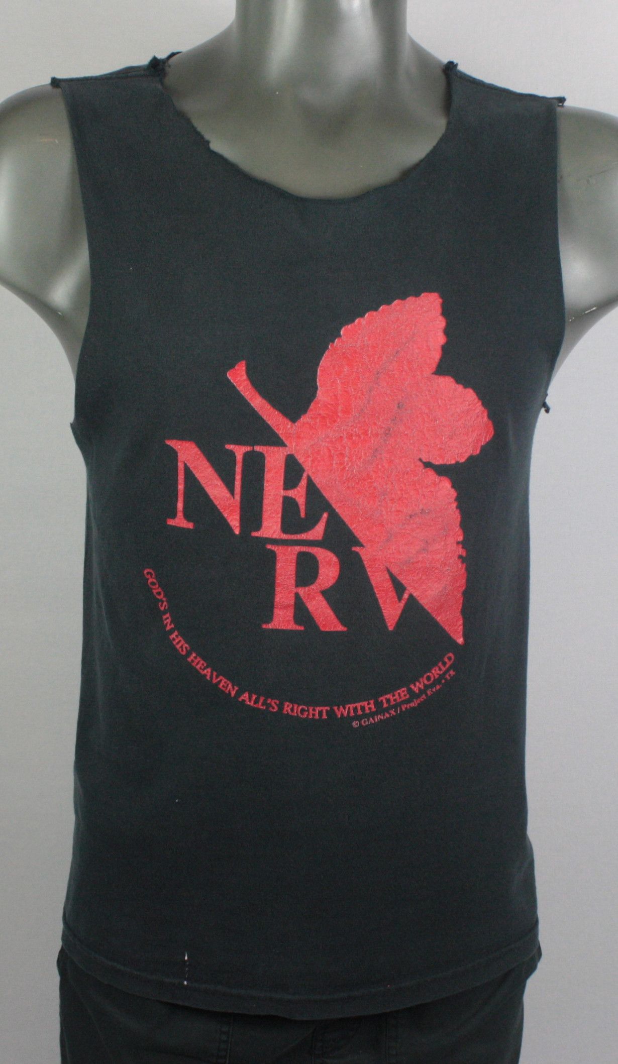 Vintage 90s Neon Genesis Evangelion Nerv Logo Gianax Shirt Hoodie, Sweatshirt | PodTeesHub.com