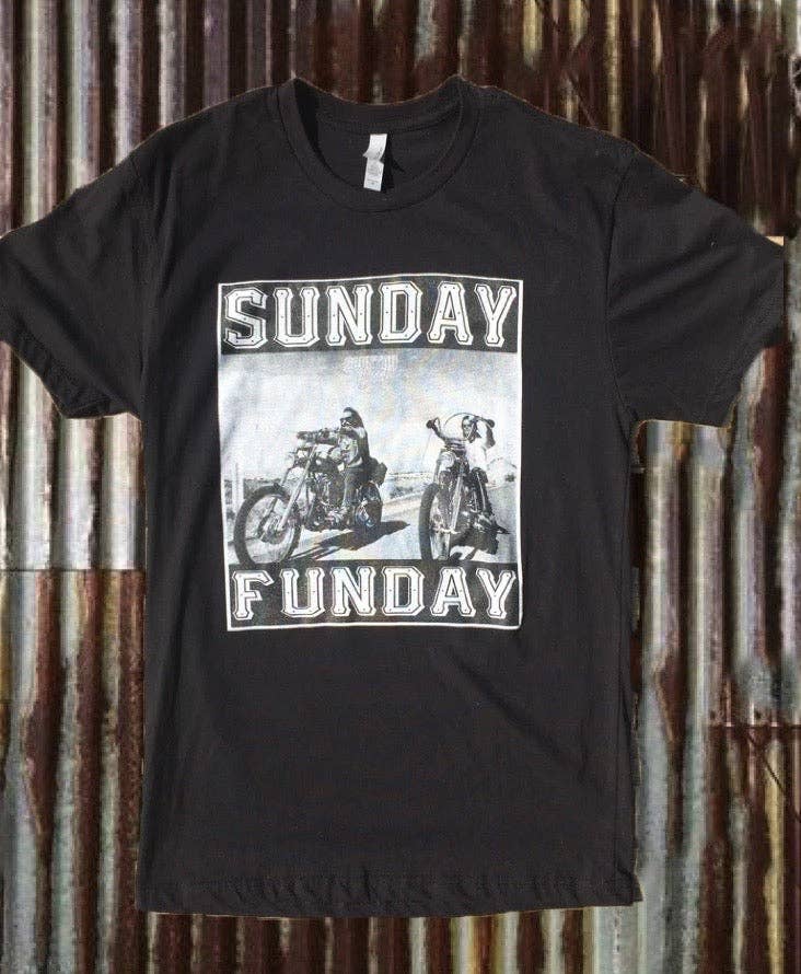 Sunday Funday Motorcycle T-Shirt Hoodie, Sweatshirt | PodTeesHub.com