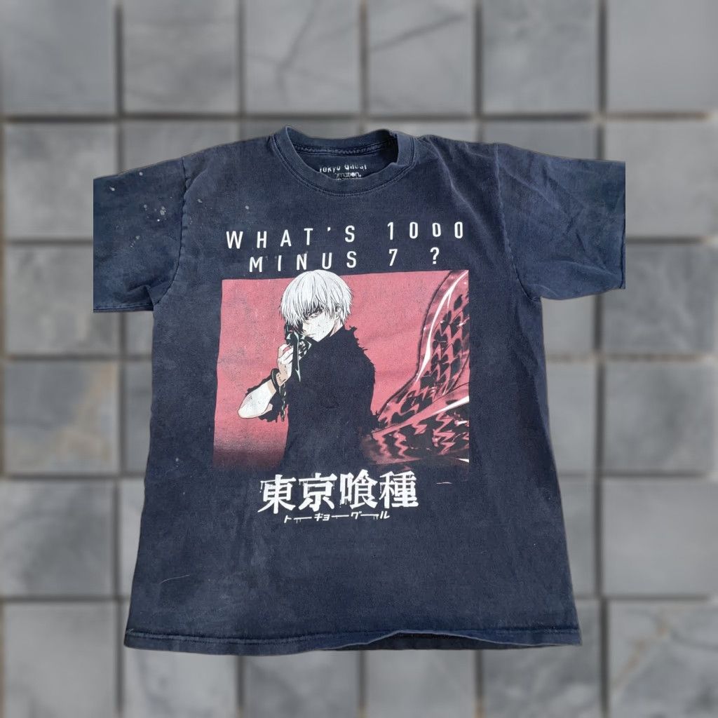 Vintage Tokyo Ghoul T Shirt Black Medium 18x24 Men M T Shirt Black Tokyo Ghoul Funimation Me Hoodie, Sweatshirt
