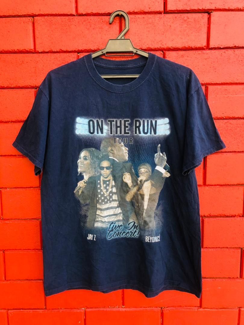 Band Tees Vintage Jay Z Beyonce On The Run Tour Hip Hop Rat Shirt Hoodie, Sweatshirt | PodTeesHub.com
