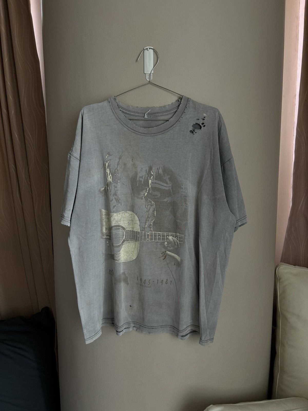 Band Tees Vintage 1997 Bob Marley T Shirt Reggae Band Thrashed Hoodie, Sweatshirt | PodTeesHub.com