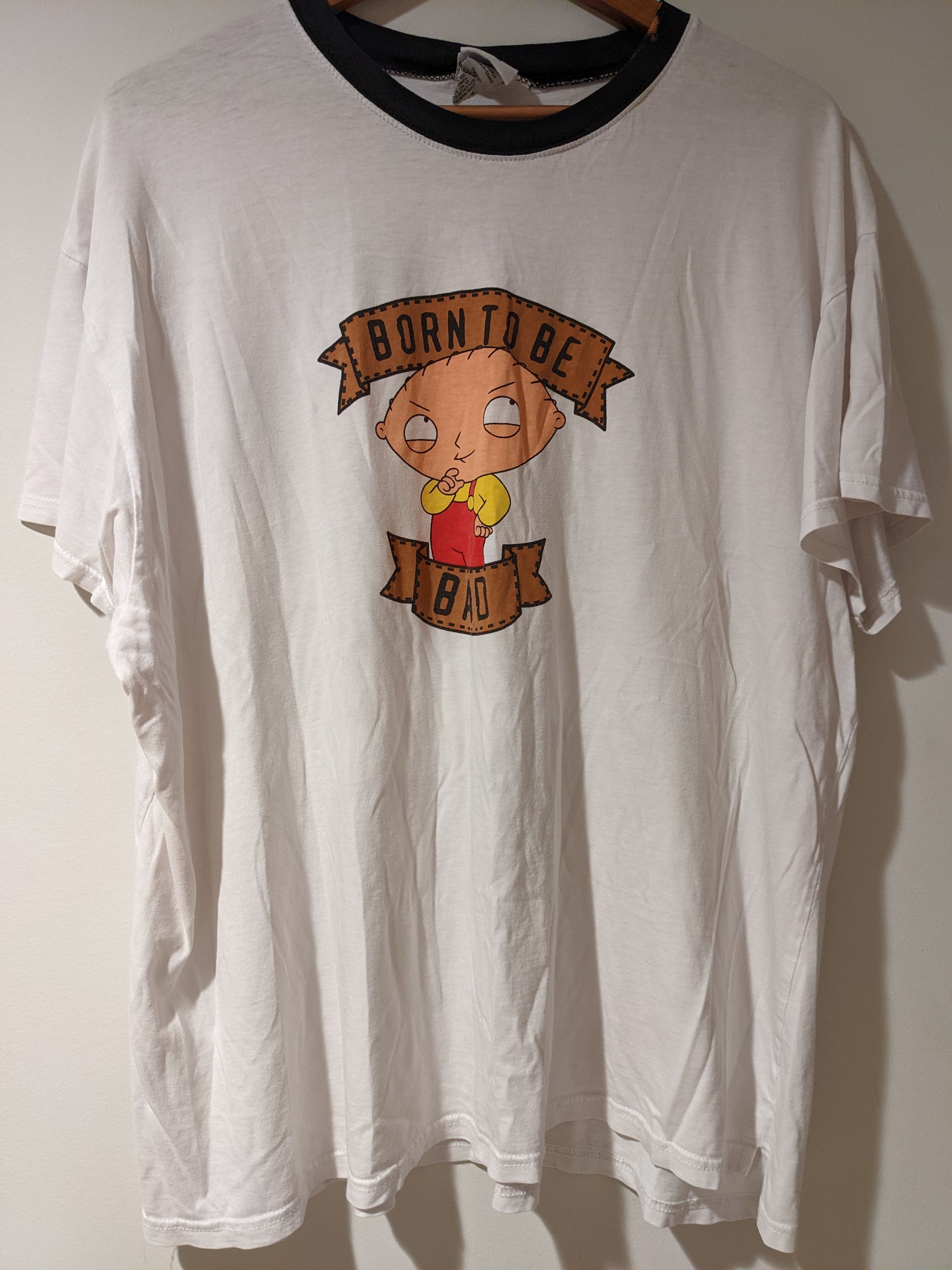 Vintage Family Guy Stewie Griffin Born To Be Bad T Shirt Hoodie, Sweatshirt | PodTeesHub.com