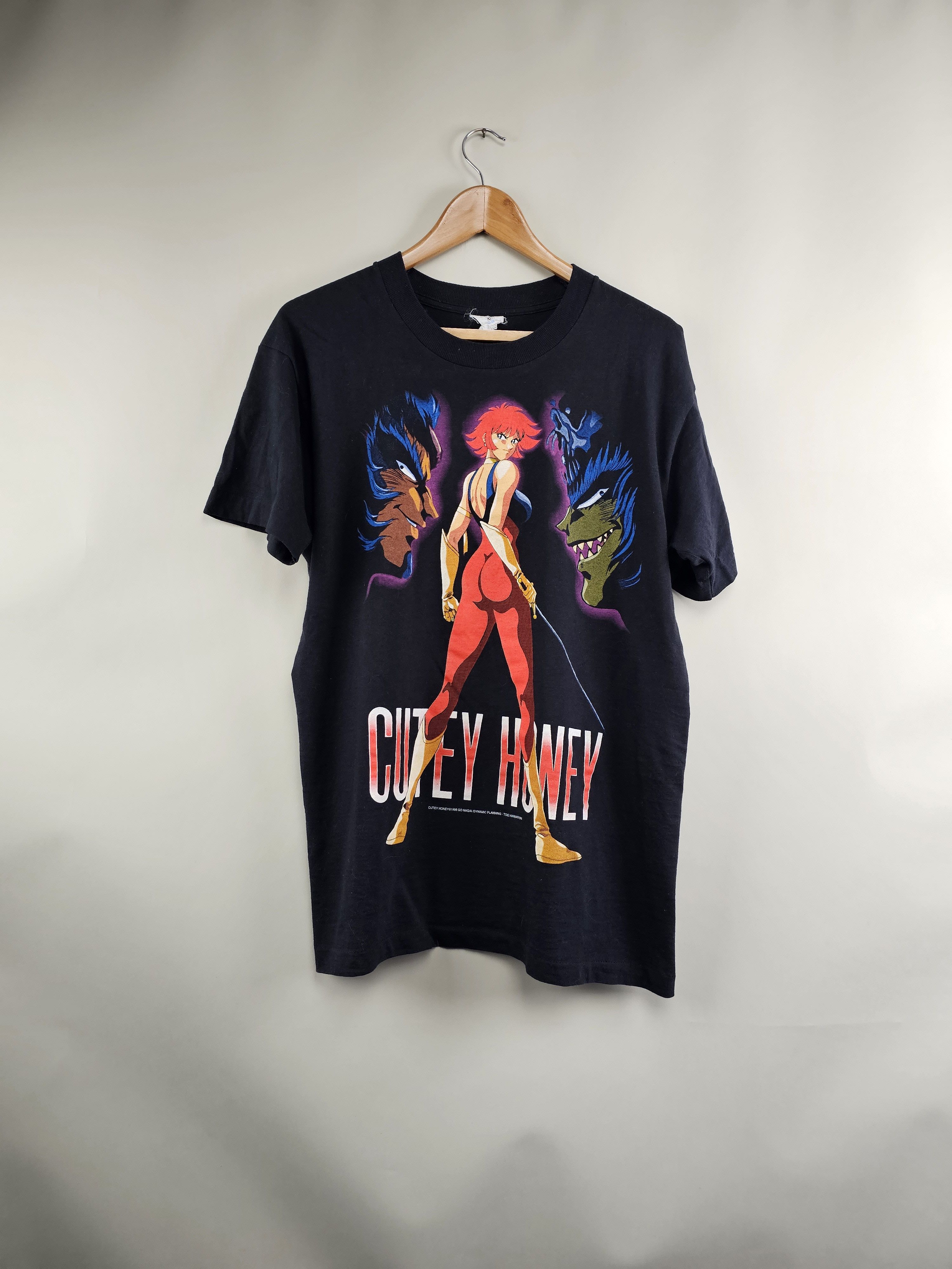 Vintage 1998 Cutey Honey 90s Vintage Anime Tee Hoodie, Sweatshirt | PodTeesHub.com