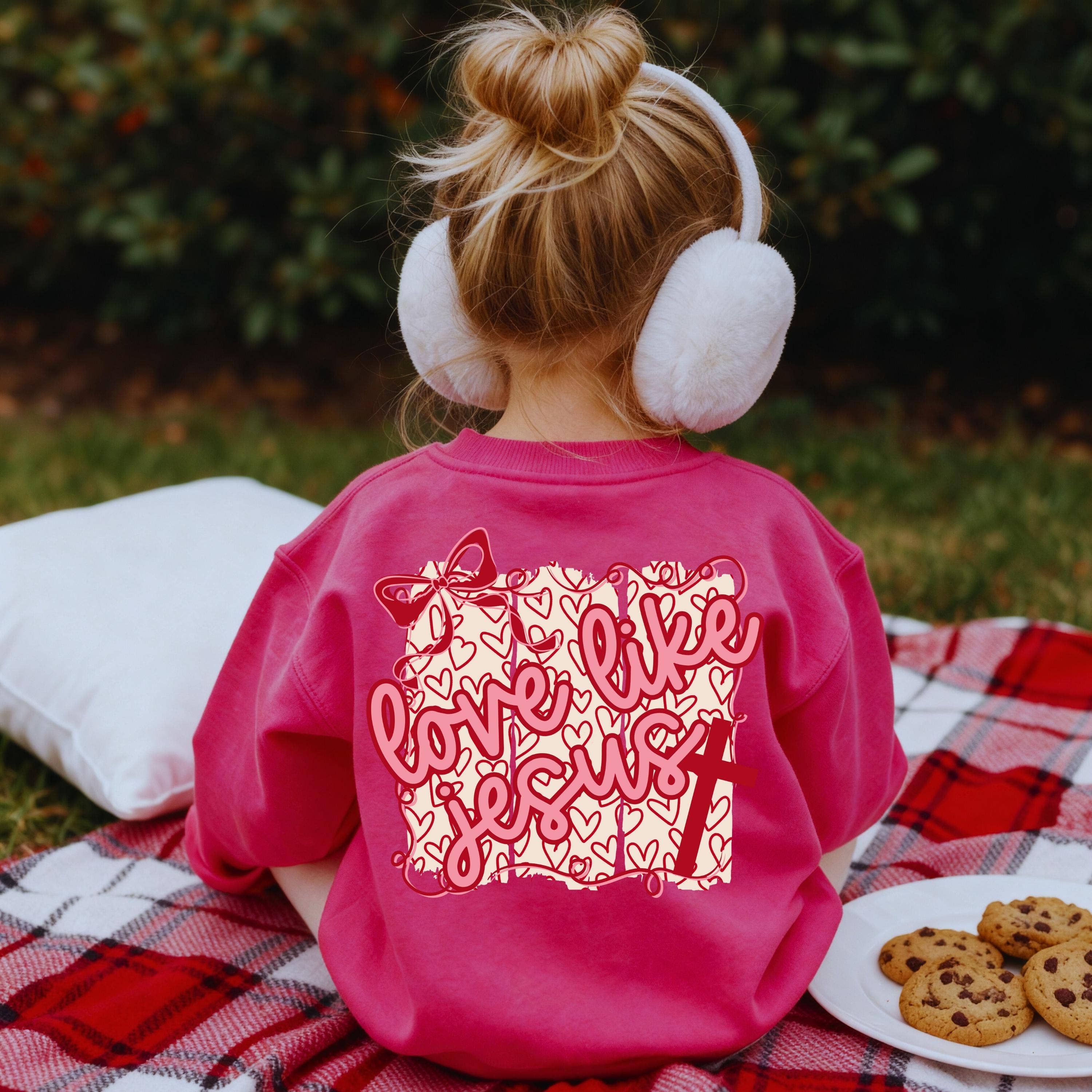 Love Like Jesus Christian Valentine Shirt Hoodie, Sweatshirt | PodTeesHub.com