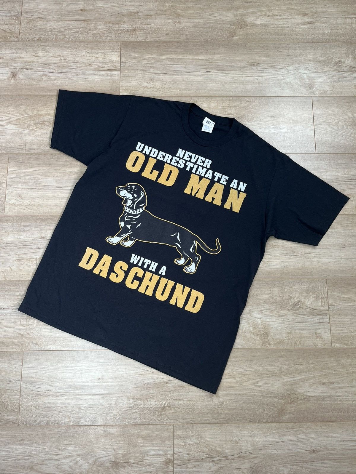 Vintage Black Daschund Funny T Shirt Hoodie, Sweatshirt | PodTeesHub.com