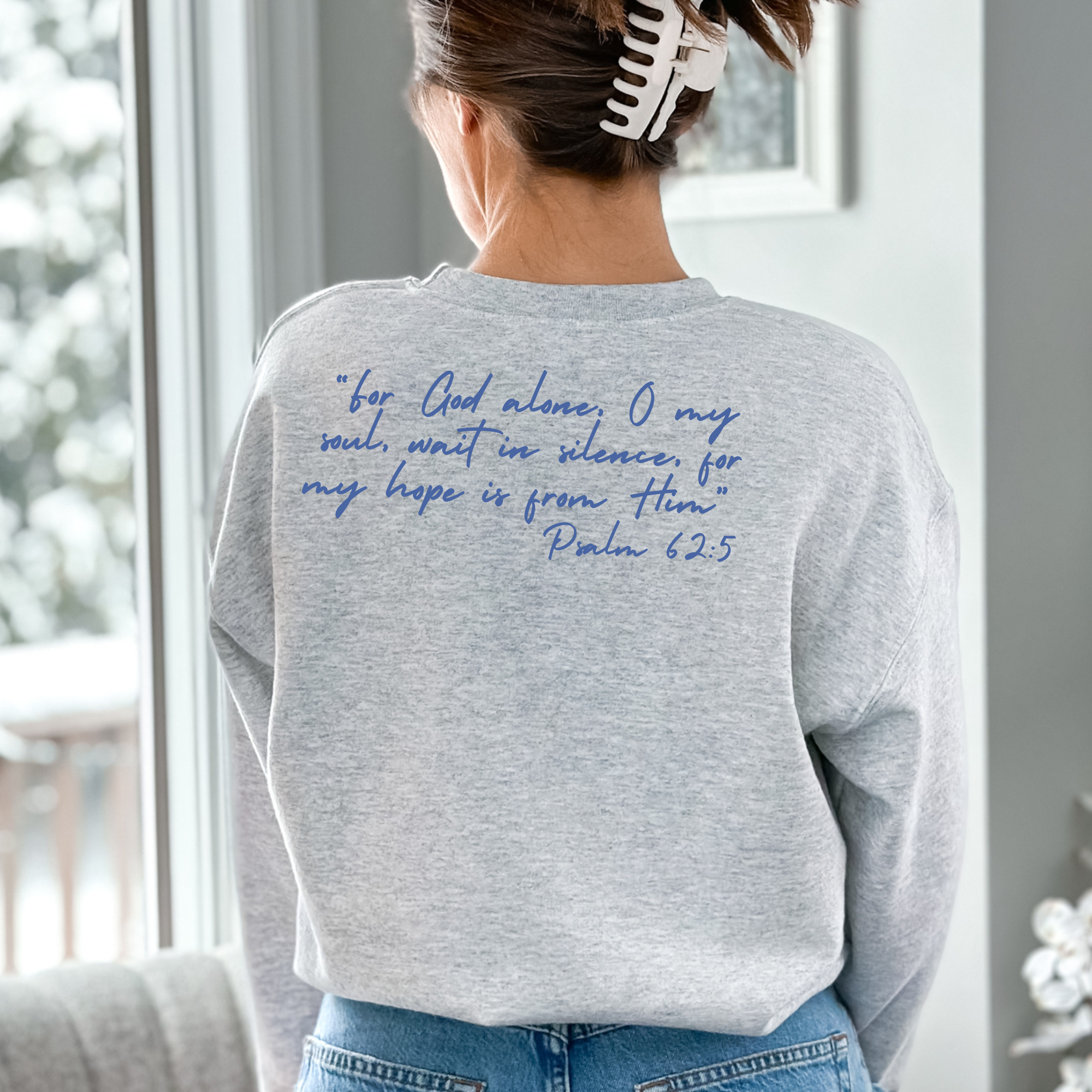 Ask Me Where My Hope Comes from Cozy Crewneck Sweatshirt T-Shirts, Hoodie | PodTeesHub.com