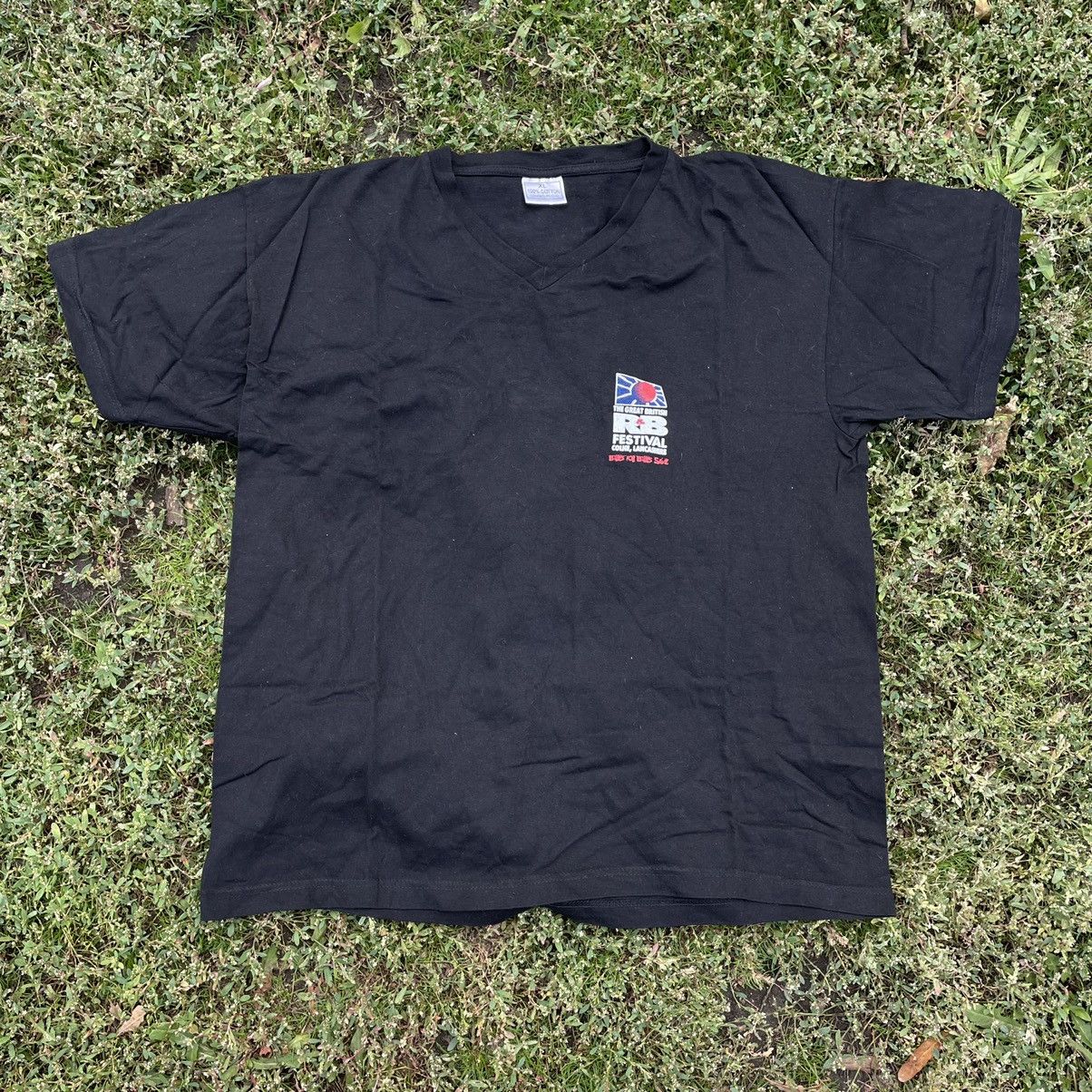 Vintage 90s R B British Festival Tour Dead Face Horror Tee Hoodie, Sweatshirt | PodTeesHub.com