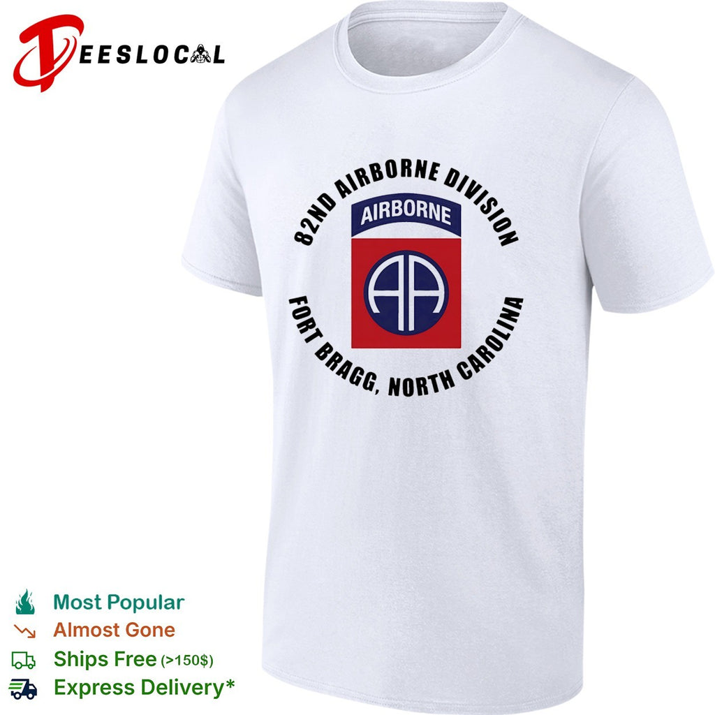 82nd Airborne Division Fort Bragg North Carolina AA All American shirt