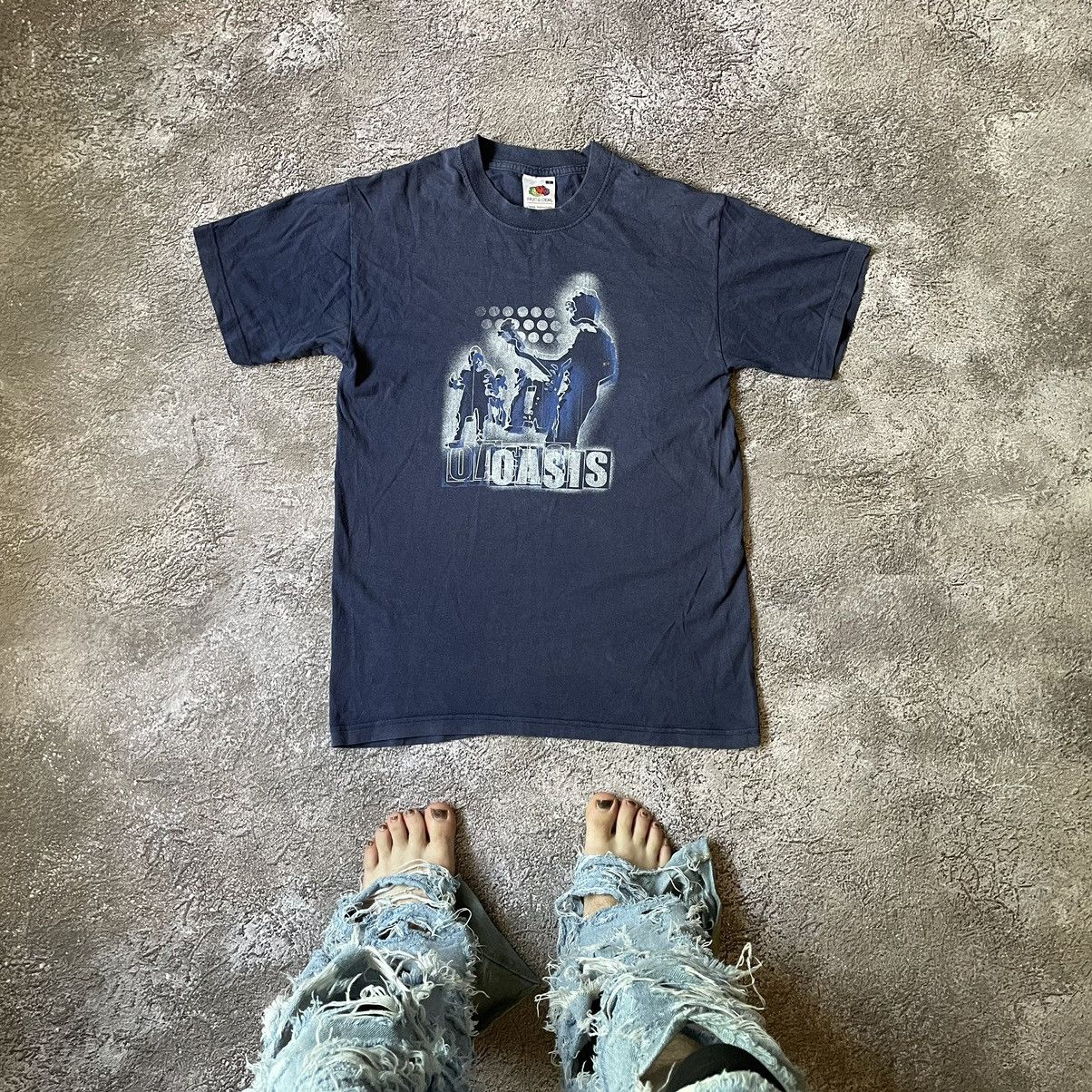 Band Tees Vintage Y2k Oasis Face Promo Band Tour Horror Tee Hoodie, Sweatshirt | PodTeesHub.com