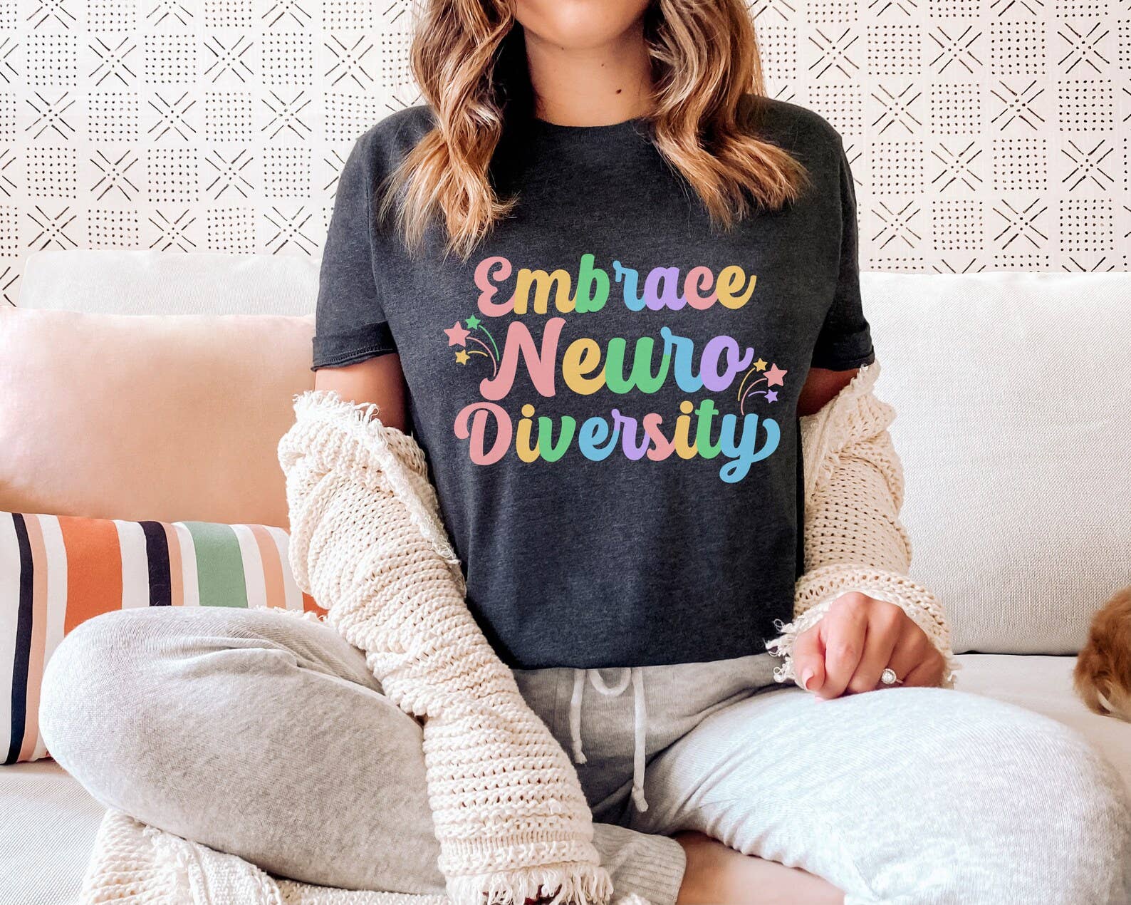 Embrace Neurodiversity T-Shirt Hoodie, Sweatshirt | PodTeesHub.com