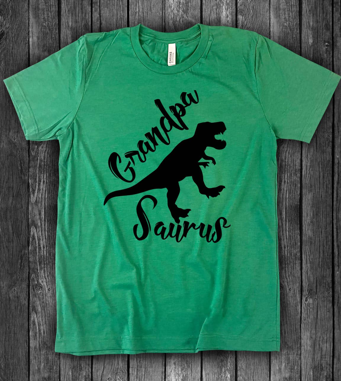Grandpa Saurus - Grandpa Dinosaur Silly Fun Cute T-Shirt Hoodie, Sweatshirt | PodTeesHub.com