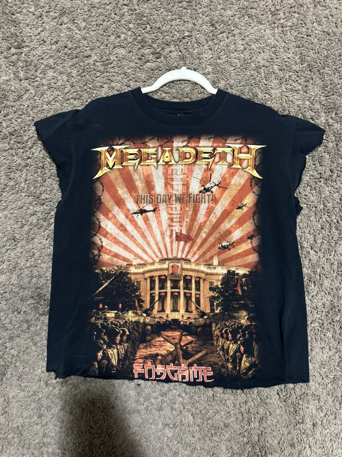 Vintage Megadeth Cutoff Shirt Hoodie, Sweatshirt | PodTeesHub.com