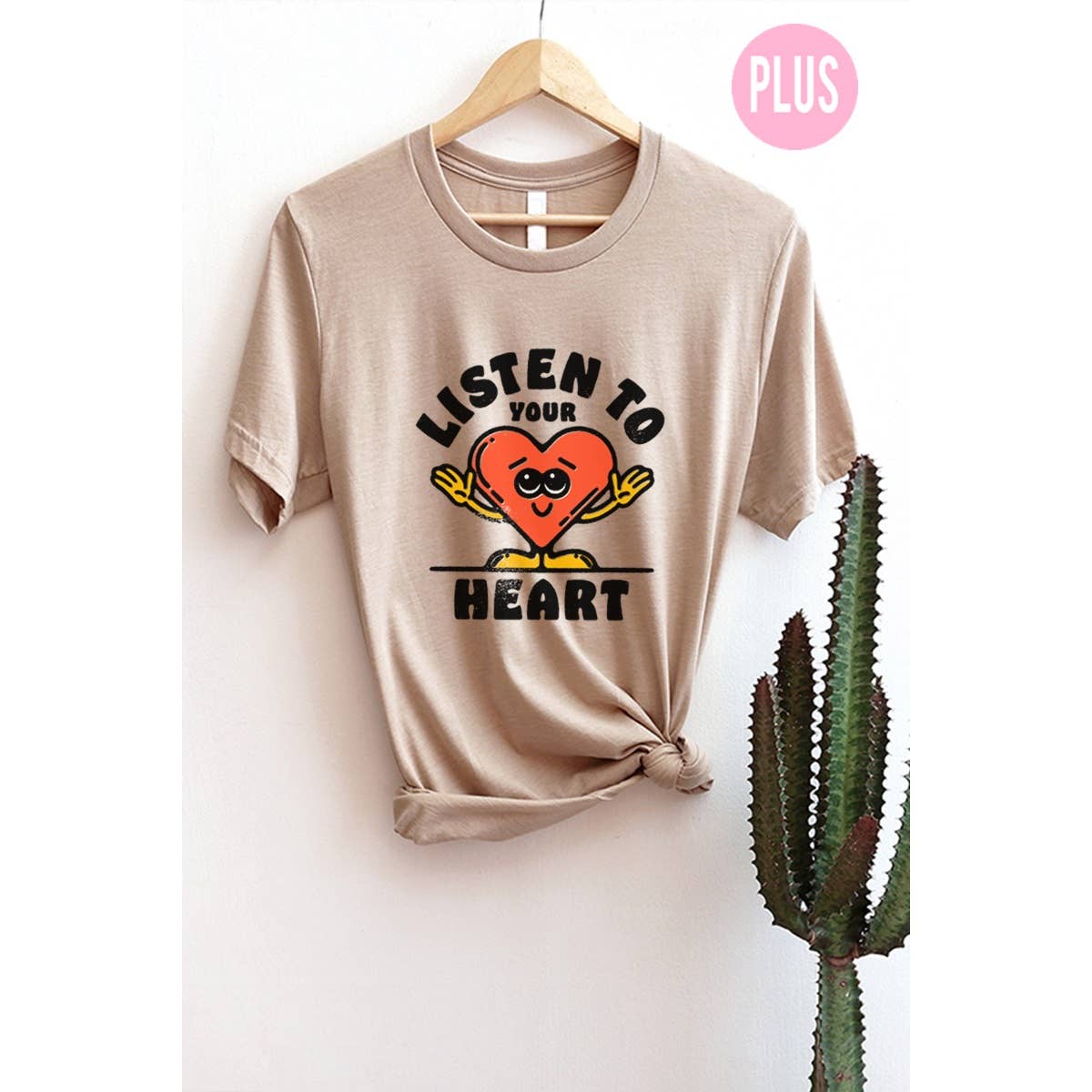 Listen To Your Heart Tee   Plus Hoodie, Sweatshirt | PodTeesHub.com