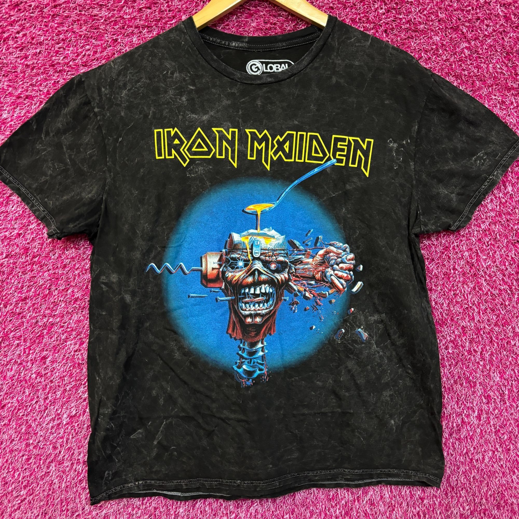 Maiden Iron Maiden Can I Play With Madness Mineral Wash Rock Tshirt Hoodie, Sweatshirt | PodTeesHub.com