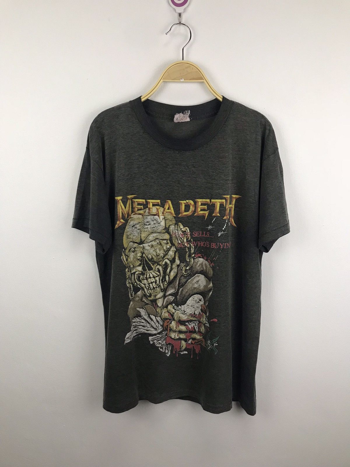 Vintage One Off 1987 Megadeth Tour Shirt Hoodie, Sweatshirt | PodTeesHub.com