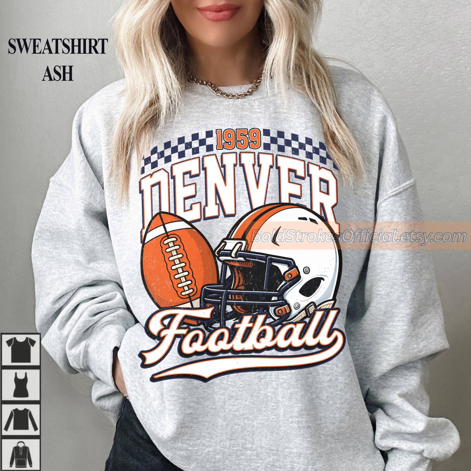 Denver Football Touchdown Season Apparel Oversized T-Shirt Hoodie, Sweatshirt | PodTeesHub.com