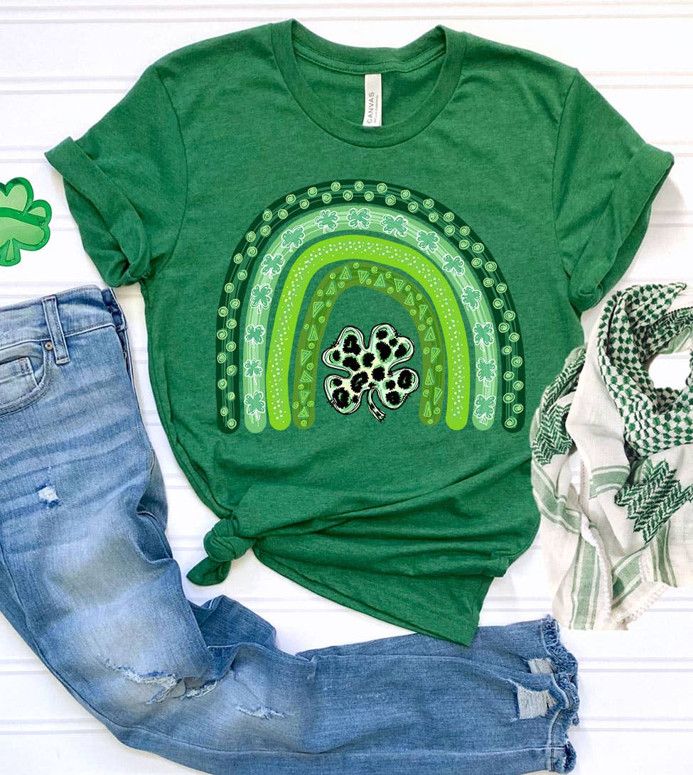 St Patricks Day - Shamrock Rainbow T-Shirt Hoodie, Sweatshirt | PodTeesHub.com