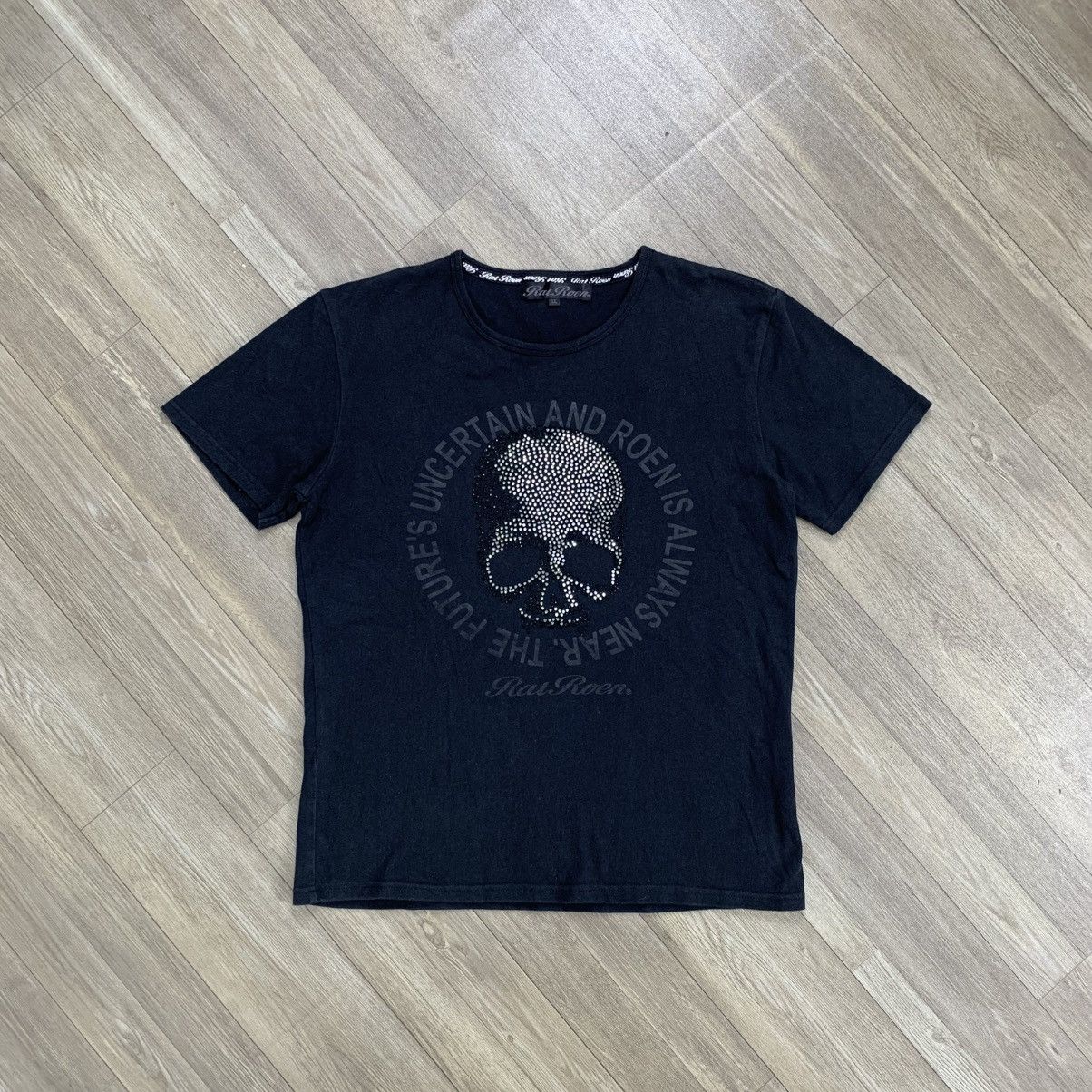 Japanese Brand 2000 S Rat Roen Skull Tee Punk Gothic Style Hoodie, Sweatshirt | PodTeesHub.com