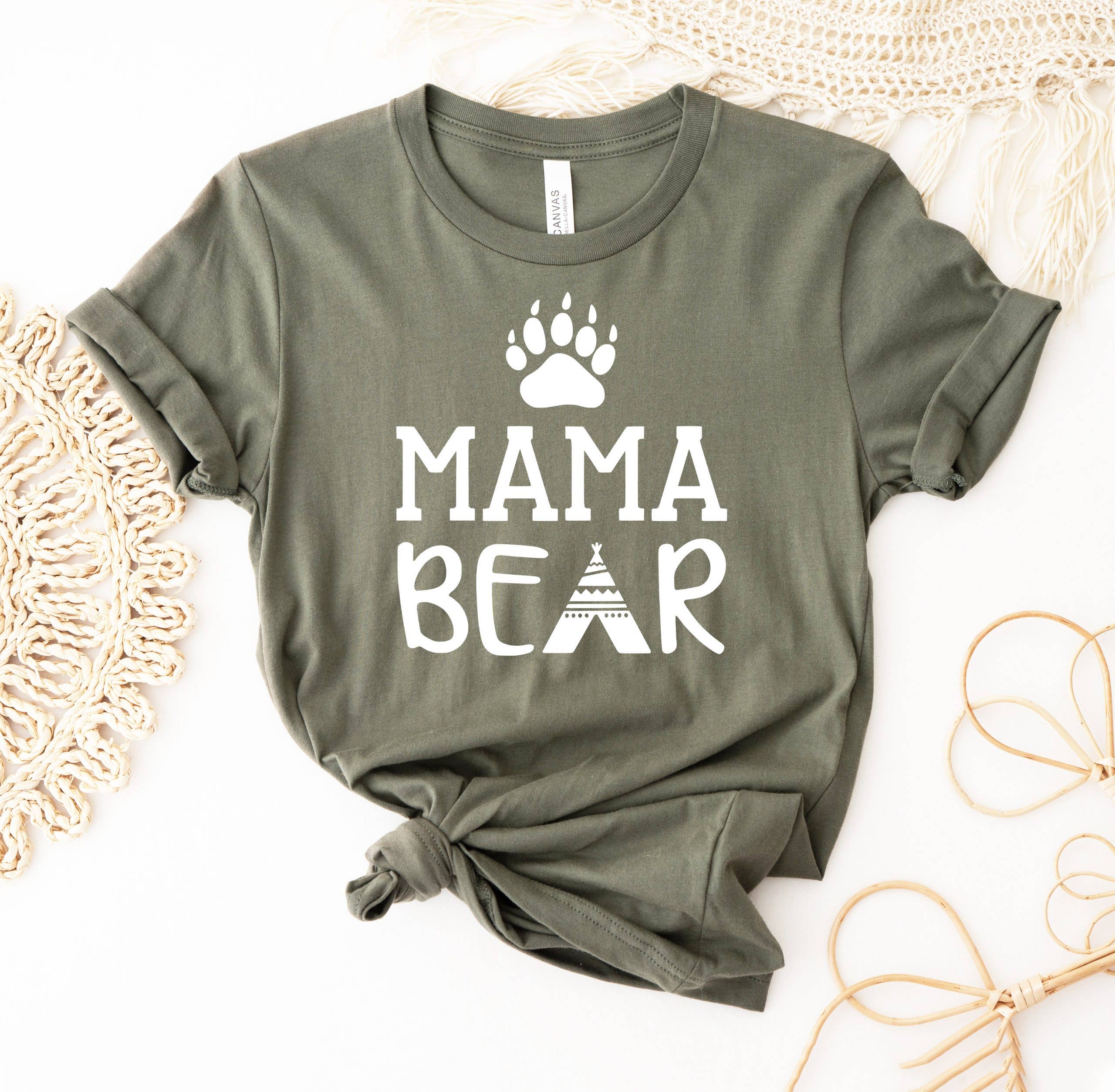 Mama Bear T-Shirt Hoodie, Sweatshirt | PodTeesHub.com