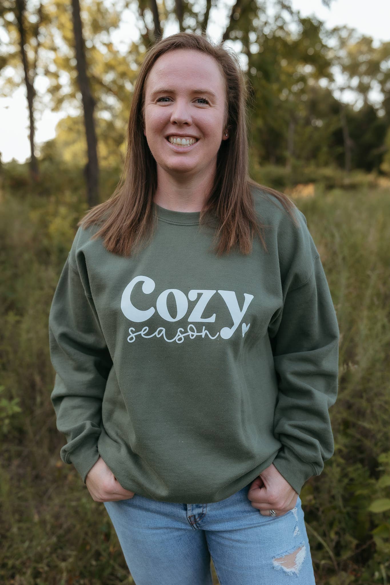 Cozy Season Fall Graphic Sweatshirt - Thanksgiving T-Shirts, Hoodie | PodTeesHub.com